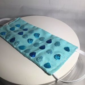 Blue seashell mask